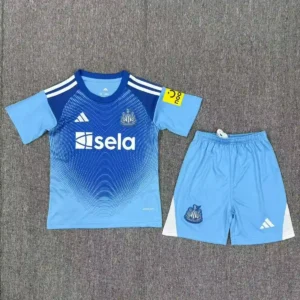 2025 2026 kids size newcastle united goalkeeper football shirt blue 1