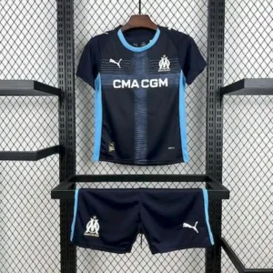 2025 2026 kids size olympique de marseille away football shirt 1