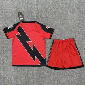 2025 2026 kids size rayo vallecano away football shirt 2