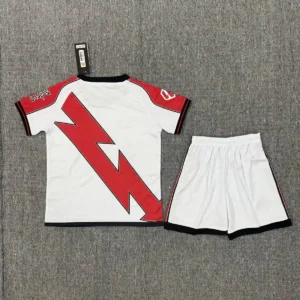 2025 2026 kids size rayo vallecano home football shirt 2