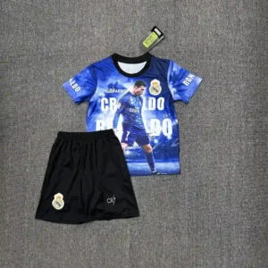 2025 2026 kids size real madrid cr7 commemorative edition soccer jersey 1