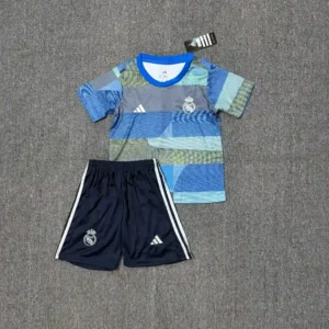 2025 2026 kids size real madrid pre match football shirt 1