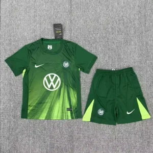 2025 2026 kids size wolfsburg f c home football shirt 1