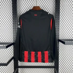 2025 2026 long sleeve ac milan home football shirt 2