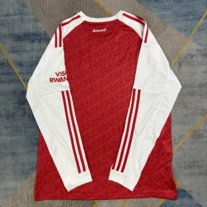 2025 2026 long sleeve arsenal home football shirt 2