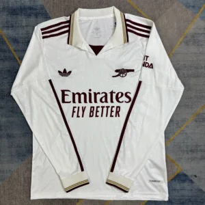 2025 2026 long sleeve arsenal second away football shirt 1