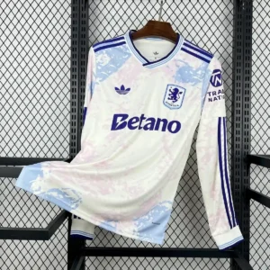 2025 2026 long sleeve aston villa second away football shirt 1