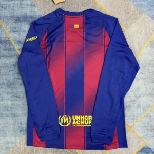 2025 2026 long sleeve barcelona home football shirt 2