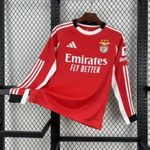 2025 2026 long sleeve benfica home football shirt 1
