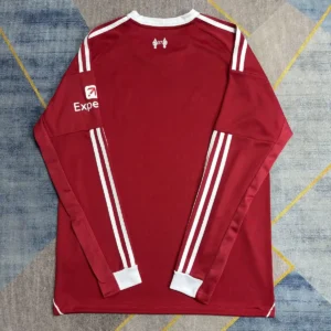 2025 2026 long sleeve liverpool home soccer jersey 2
