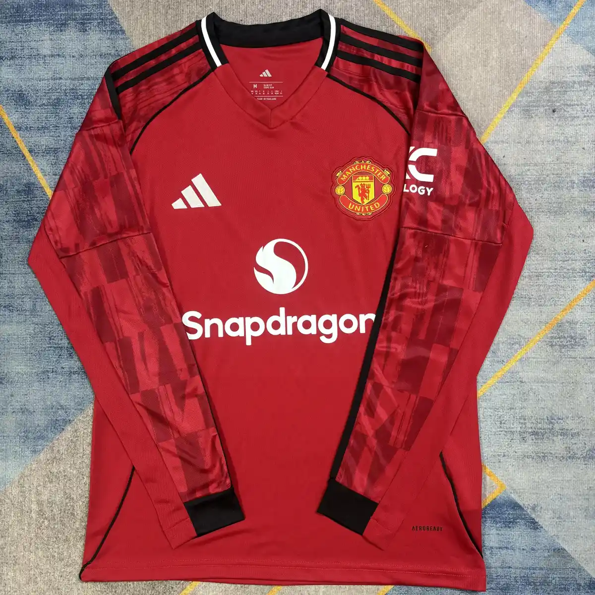 2025 2026 long sleeve manchester united home football shirt 1
