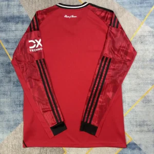 2025 2026 long sleeve manchester united home football shirt 2