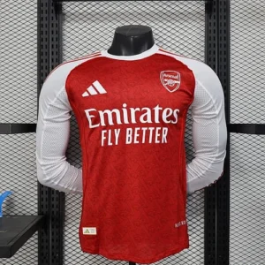 2025 2026 long sleeve player arsenal home football shirt 1