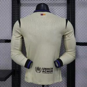2025 2026 long sleeve player barcelona away football shirt 2