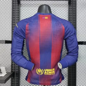 2025 2026 long sleeve player barcelona home football shirt 2