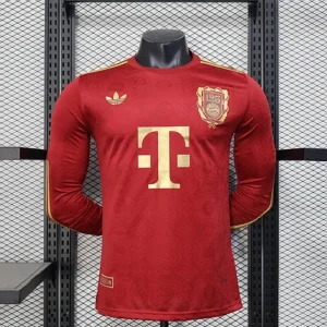 2025 2026 long sleeve player bayern munich 125th anniversary football shirt 1