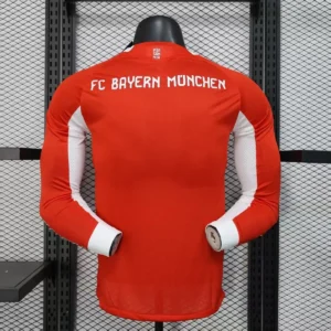 2025 2026 long sleeve player bayern munich home football shirt 2