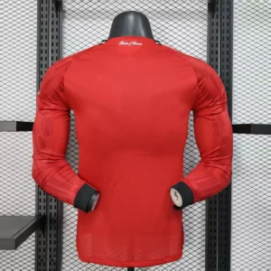 2025 2026 long sleeve player manchester united home football shirt 2