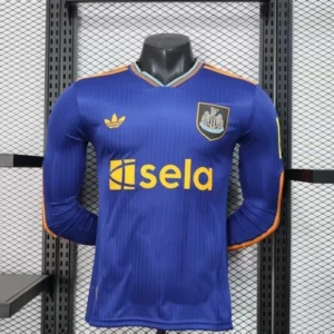 2025 2026 long sleeve player newcastle united second away soccer jersey 1