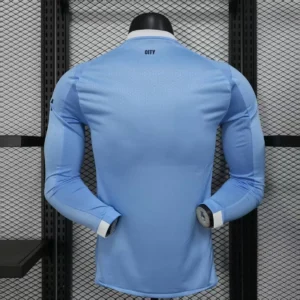 2025 2026 long sleeve player version manchester city home football shirt 2