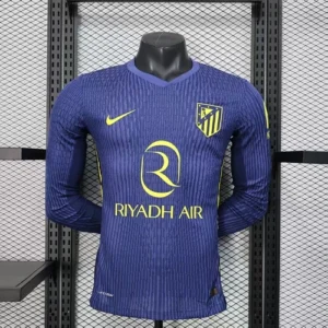 2025 2026 long sleeve players atletico madrid away football shirt 1