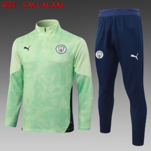2025 2026 manchester city half pull training suit football shirt set 1