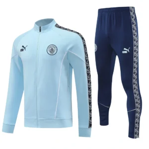 2025 2026 manchester city long zip jacket training suit jersey set 1