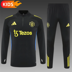 2025 2026 manchester united half pulltraining wear football shirt kids size 1