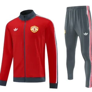 2025 2026 manchester united long zipped jacket training suit jersey 1