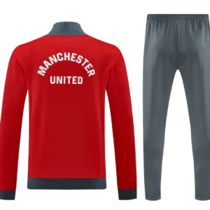 2025 2026 manchester united long zipped jacket training suit jersey 2