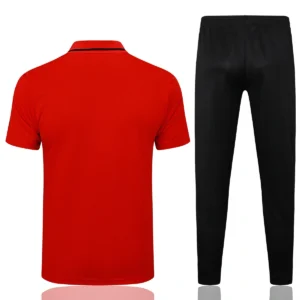 2025 2026 manchester united polo half zipper training suit jersey red 2