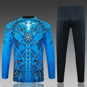 2025 2026 napoli long zip jacket training suit jersey set blue 2