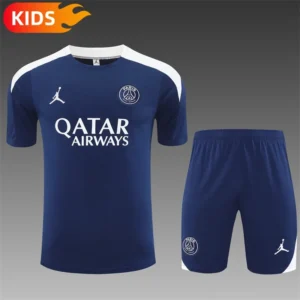 2025 2026 paris saint germain training wear blue set shirt kids size 1
