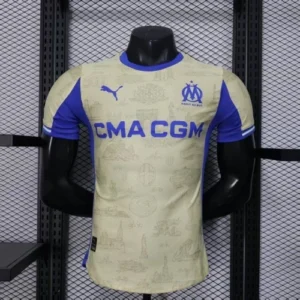 2025 2026 player 0lympique marseille second away football shirt 1