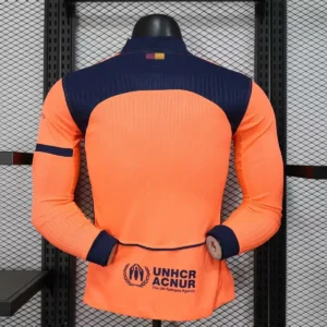 2025 2026 player long sleeve barcelona second away football shirt 2