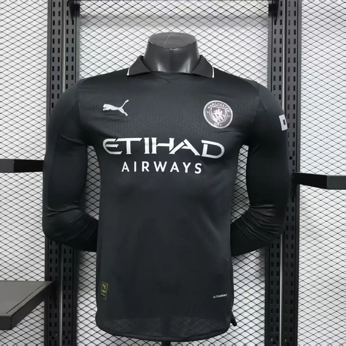 2025 2026 player long sleeve manchester city away football shirt 1