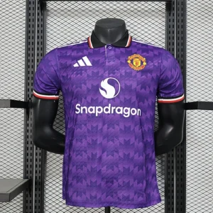 2025 2026 player version m u purple football shirt 1