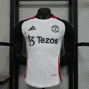 2025 2026 player version manchester united pre match football shirt 1
