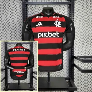 2025 2026 players flamengo home football shirt all sponsors 1