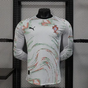 2025 2026 players long sleeve portugal away football shirt 1
