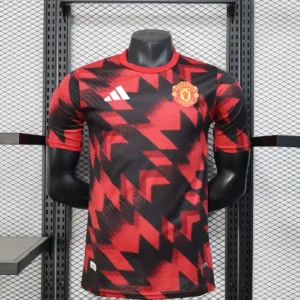 2025 2026 players manchester united pre match football shirt 1