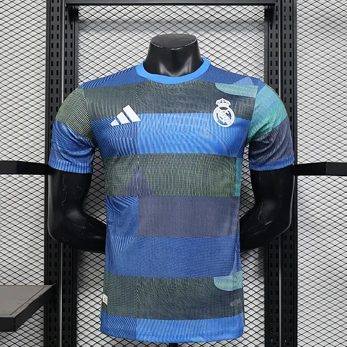 2025 2026 players real madrid pre match football shirt 1