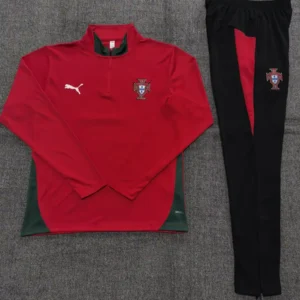 2025 2026 portugal half zipper training suit football shirt 2