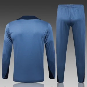 2025 2026 psg half zipper training suit set gray 2