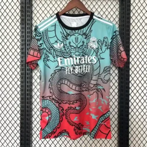 2025 2026 real madrid dragon edition green red soccer jersey 2