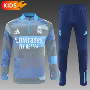 2025 2026 real madrid half pulltraining wear football shirt kids size 1