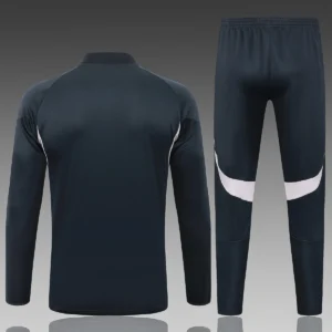 2025 2026 real madrid half zipper training suit football shirt black 2