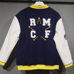 2025 2026 real madrid long zipped baseball style cotton jacket 2