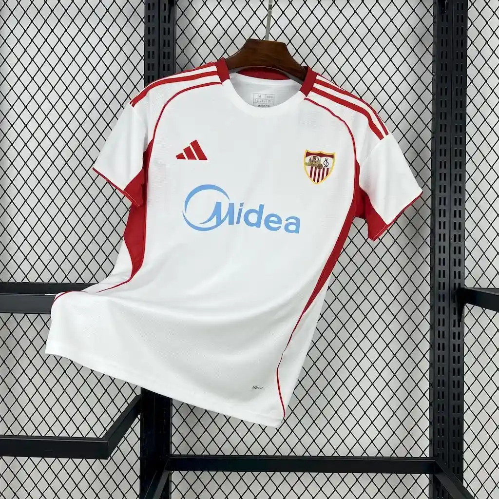 2025 2026 sevilla home football shirt 1