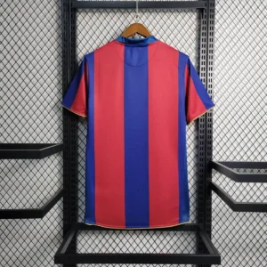 retro barcelona football shirt home 2007 2008 2